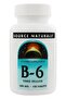 B-6, 500 mg, 100 Tablets, Source Naturals