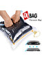 Smarufmarket 3-Piece Vacuum Travel Bag Set - Vacuum Travel Bag Set