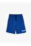 Shorts Tie Waist Pocket Print Detailed