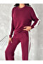 Women's Side Stripe Modal Tracksuit Set - 3