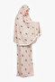Child Prayer Dress 100% Cotton Sleeveless Two Piece Beige - 2