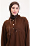 Hooded tunic pants double set 0567-04 brown - 3
