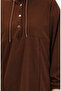 Hooded tunic pants double set 0567-04 brown - 4