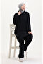 Hooded Tunic Trousers Double Suit 0566-06 Navy Blue