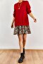 2208-Six Floral Patterned Dress- - 5