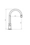 Niza Black Spiral 3-Way Purification Outlet Kitchen Faucet - 5