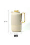 Cream Gold Detailed Luxury Stainless Steel Thermos Jug-1 Lt. - 2