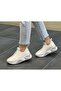 Women's Casual Stone Stripe Detailed Walking Shoes Sneaker - 2
