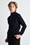 Alexandergardı Half Turtleneck Zippered Children's Cardigan (C23-7104) - 5