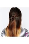 Elegant Round Heart Stick Design Women's Gold Metal Bun Clip - Bun Clip Stick Clip Hair Stick - 2