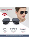 Men Polarised Sunglasses Smoke Lens - LC1015C02 - 6