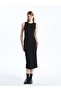 Women's Crew Neck Plain Dress (S4)