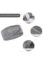 Hair Band Set of 3 Gray Color Towel Men & Women Makeup Yoga Spa Sports Bandana with Velcro Tape - 5