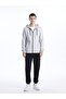 Hooded Long Sleeve Men's Thick Zippered Sweatshirt (S4) - 3