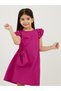 Textured Knit Faux Pearl Detail Dress with Bag