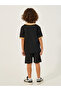 Contrast Collar Polo T-Shirt and Shorts Set - 5