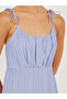 Plain Strappy Tiered Maxi Dress - 4