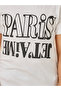 Slogan Print Round Neck T-Shirt - 4