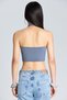 1832 Gray Blouse with Ring Detail on the Chest - 3