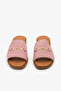 Women's Genuine Leather Buckle Daily Slippers - 3