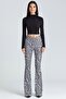 1982 Sandy Black Crop with Ruffle Detail - 3