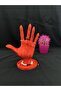 Red 18cm Decorative White Hand Jewelry Manikin, Ring Stand, Product Display Stand, Organizer - 5