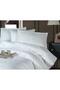 Exclusive Jacquard Double Size Cotton Satin Duvet Cover Set Pavaya v1 White - 2