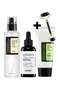 Ultimate Skincare Trio & Face Roller - Snail Mucin Essence, Vitamin C Serum & Aloe Cream