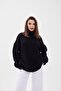 43151 Knit Fisher Slaps Sweater-Black