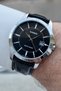 Men's Wristwatch with Case Gray Cord Black Color Guaranteed - 2