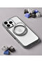 360° Rotatable MagSafe Case for iPhone 16 Pro Max, Military-Grade, Stand, Ring Holder, Grey - 9
