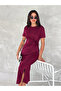 Elegant Lacing Detailed Modal Fabric Dress - 4