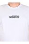 Men's Big Size Crew Neck T-Shirt Urban 25142 White - 3