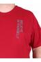 Men's Plus Size Crew Neck T-Shirt Believe 25157 Maroon - 2