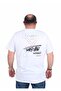 Men's Big Size Crew Neck T-Shirt Urban 25142 White - 2