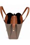 Mink&Tan Adjustable Special Cross Strap Women's Handbag with Removable Accessories - 6