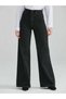 Julia Colorfast Black Lycra Wide Leg Jeans - Loose Wide Leg Jeans (Mi̇lano)