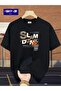 Unisex Slam Dunk Basketball Printed Oversize 100% Cotton T-Shirt