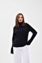 4214 knitwear straight fisherman salaş-black - 4