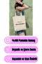 Psychologist Printed Cotton Raw Cloth Beige Bag - 2