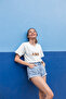 Duba Printed Women's Crew Neck Cotton Oversize Short Sleeve T-Shirt - 2