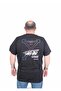 Men's Big Size Crew Neck T-Shirt Urban 25142 Black - 2