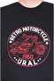 Men's Plus Size Crew Neck T-Shirt Motorcycle 25171 Black - 2