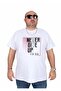 Men's Oversize Crew Neck T-Shirt Never 25165 White