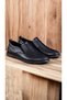 Men's Genuine Leather Shoes, Daily Shoes, Summer Shoes, Loafers, Black Leather - 4
