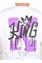 Men's T-Shirt King of Oversize Crew Neck 25141 White - 4