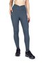 Cross Waist Detailed Gray Winter Thermal Recovery Leggings with Fleece Lining - 6