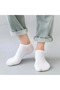 Unisex 9-Piece Ankle Length Plain Socks with Black-White-Grey Color Options, Anti-Sweat, Extra Comfortable - 3