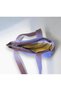 Zippered Medium Size Waxed Canvas Lilac Color Shoulder Bag - 4