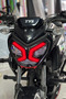 Red Headlight Film Sticker Label for Tvs Raider Daytime Led - 4